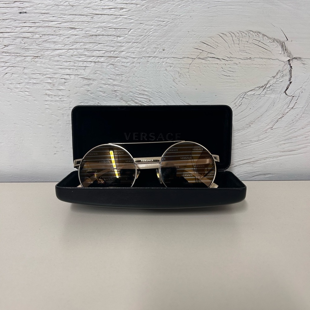 Versace Round Sunglasses with Case